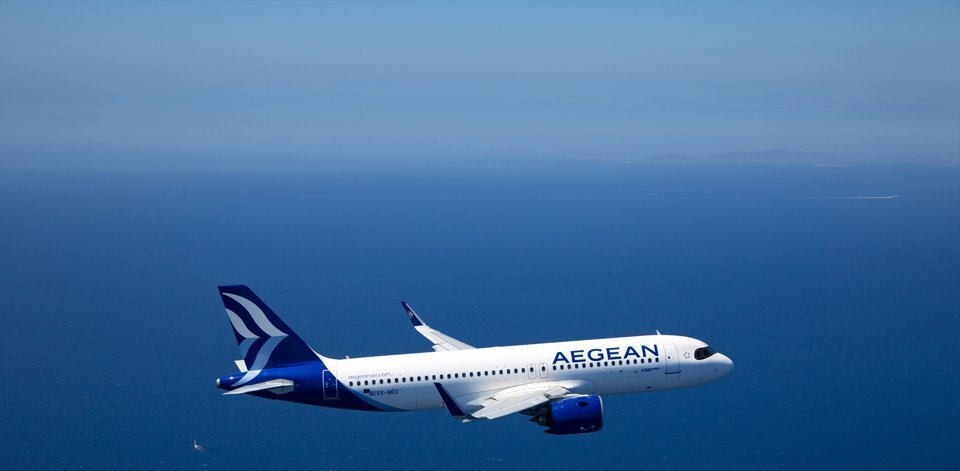 Avión de Aegean Airlines